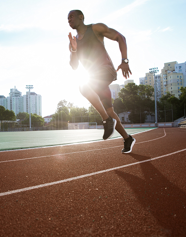 man running