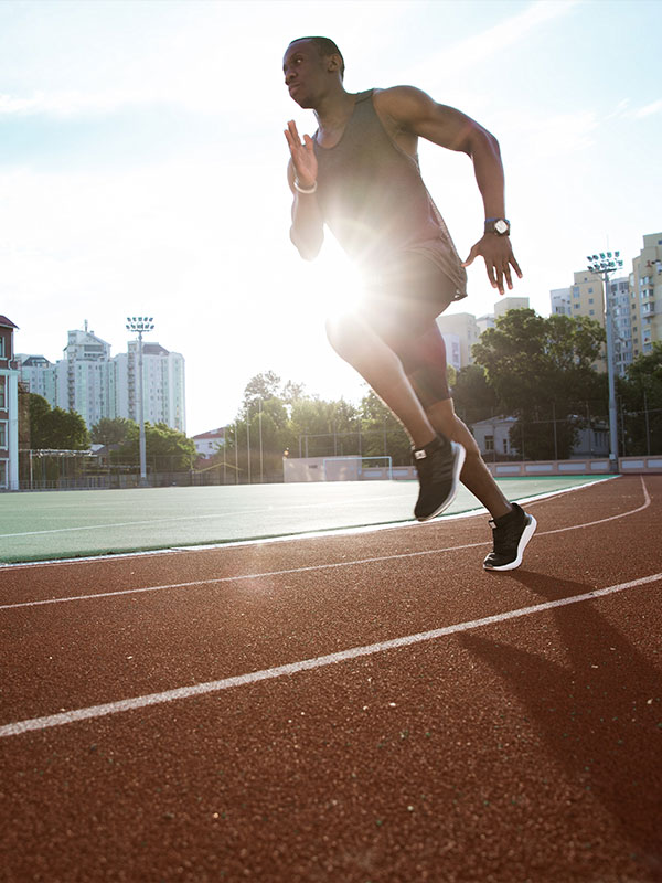 man running